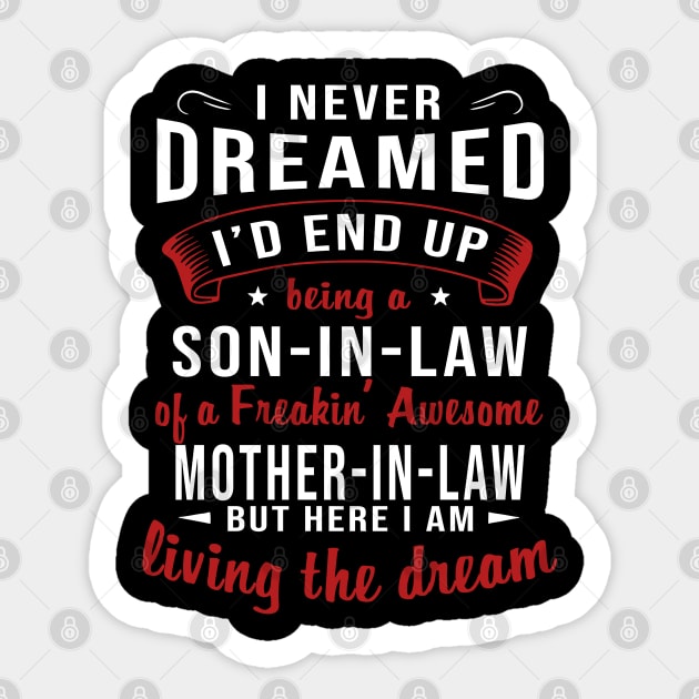 Son In Law Mother In Law Sticker by xylalevans